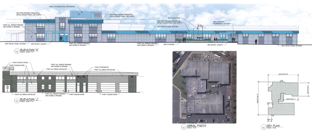 Plans are underway for improvements to Osbornville Elementary School and the OCVTS school in Brick. (Photos: Shorebeat)